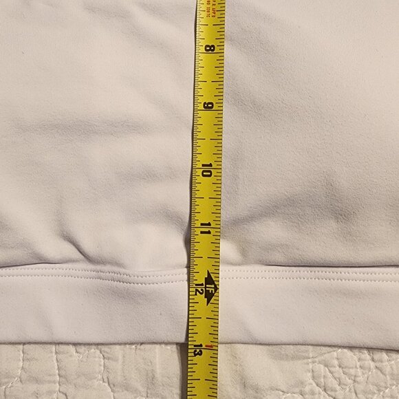 ALO Yoga Airbrush Suspension Bra Size L White EUC - Picture 10 of 12